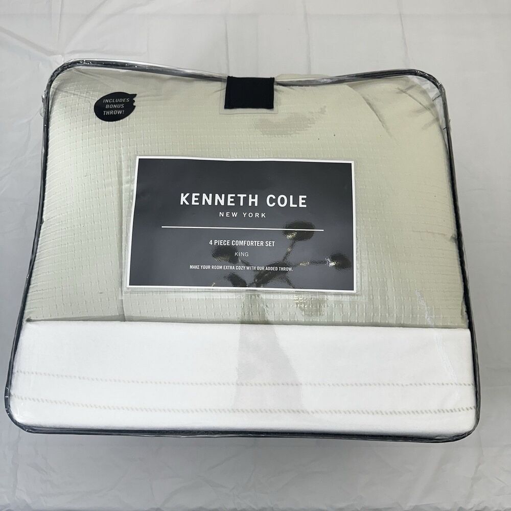 Kenneth Cole NY 4 Piece Comforter Set King